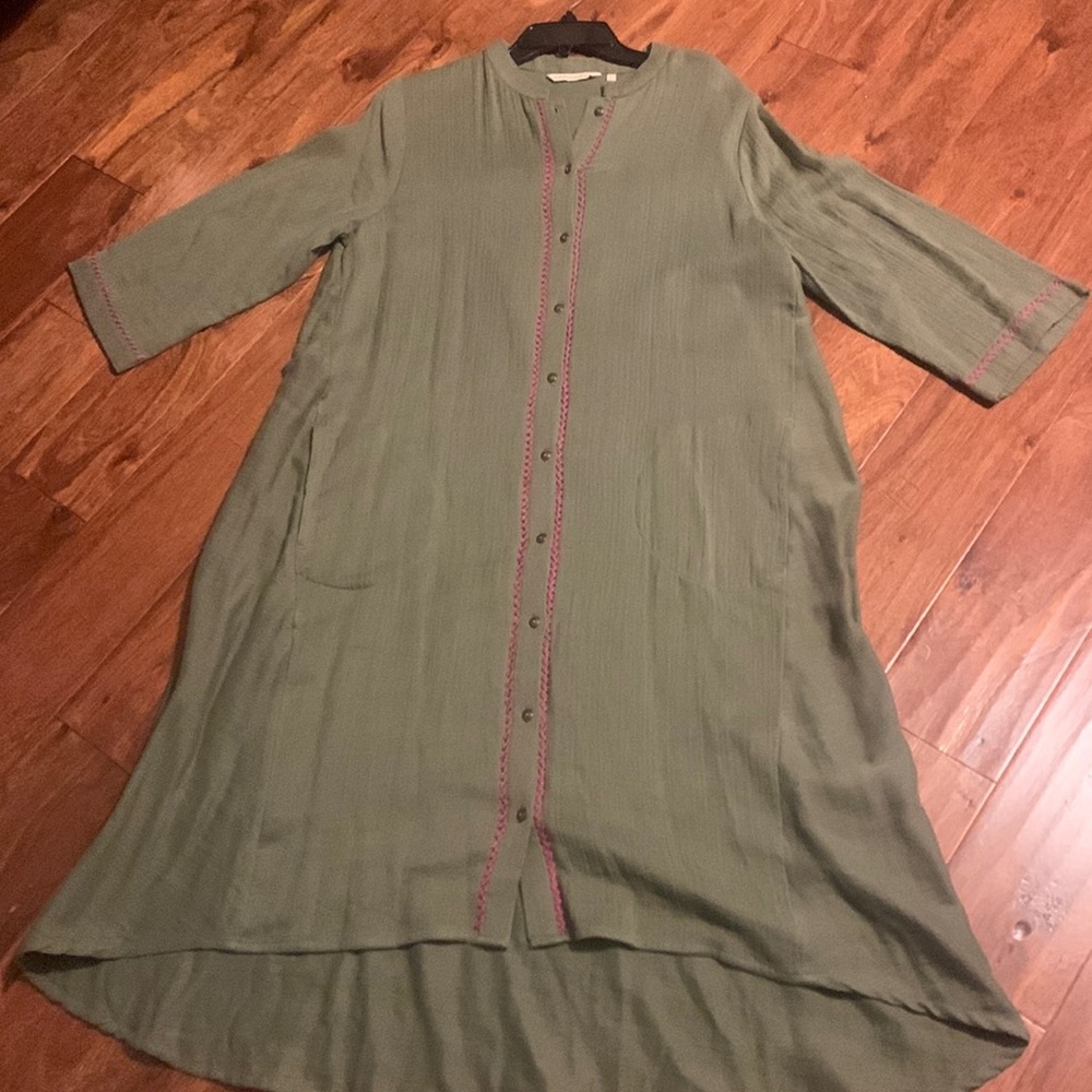 Beautiful Soft Surroundings dress with beautiful embroidery